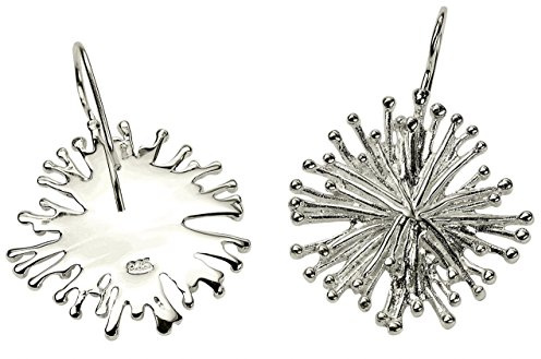 SILBERMOOS Ohrhänger Stäbchen Stifte Sonne Stern Sterling Silber 925 Ohrschmuck Ohrringe