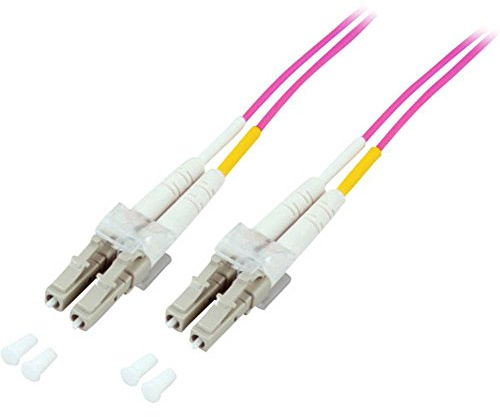 EFB Elektronik Duplex Jumper LC-LC 50/125,OM4,LSZH,Erika violett,2.0mm,2m