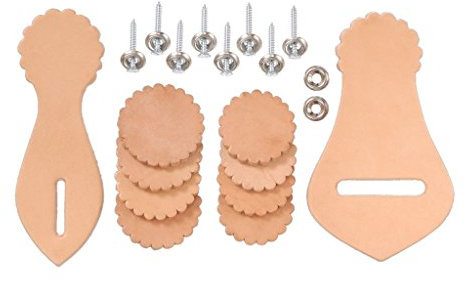 Western Sattel Leder--Set, Light Oil