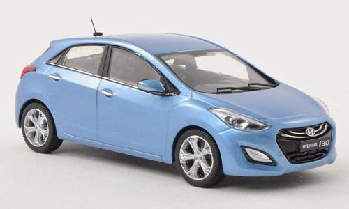 Unbekannt Hyundai I30, met.-hell-blau, 2012, Modellauto, Fertigmodell, Premium X 1:43