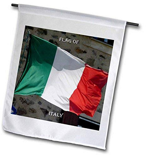3dRose FL_210472_1 Flagge Italien Foto Garten Flagge, 30,5 x 45,7 cm