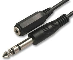 Aptii 6.35mm Stereo Jack Male to Female 3.5mm cable lead 1.8m