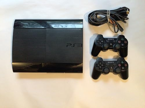 Console PS3 Ultra slim 12 Go noire + Fifa 2013 (2 manettes)