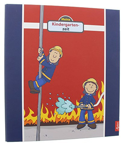 Goldbuch 35445 Kindergartensammelordner Frido Firefighter, Aktenordner für Dokumente im DIN A4 Format, Ordner mit Feuerwehr-Motiv, Dokumentenordner mit Hebelmechanik und Trennblättern, Kunstdruck