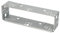 Audioproject A122- Einbaurahmen 1DIN Universal Autoradio Einbauschacht Metall Einschubrahmen - Autoradio Schacht für 1 DIN Zubehör Radio - Maße 182 x 53 mm. Einbautiefe ca. 50mm