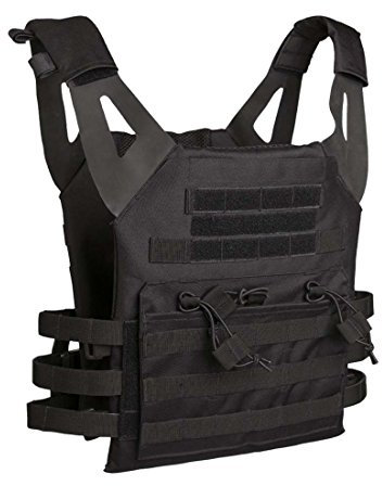 Mil-Tec Plate Carrier Gen.Ii Vest Black One Size