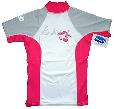 KATIE Surf n Kite Lady Rashguard Spandex Shirt kurz Neu! UV-Schutz SURF KITE WAKE, M
