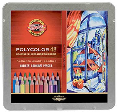 KOH-I-NOOR Polycolor Künstler-Farbstifte (48 Stück)
