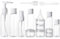 ALINK 16pcs Travel Size toiletries Bottles Set, TSA Approved Clear Cosmetic Makeup Liquid Containers with Zipper Bag