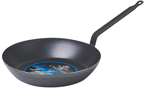 DE BUYER - 5020.18 - Blue Sheet Metal Frying pan 18 cm Lyon Cut