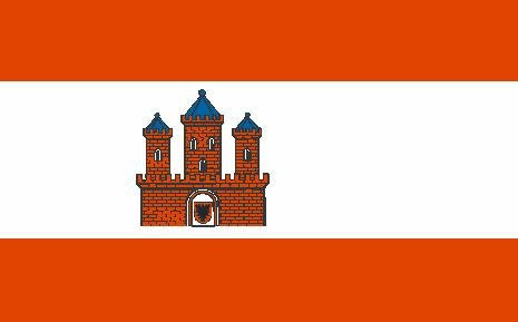 Fahne Flagge Stadt Rendsburg Grösse 1,50x0,90m - FRIP –Versand®