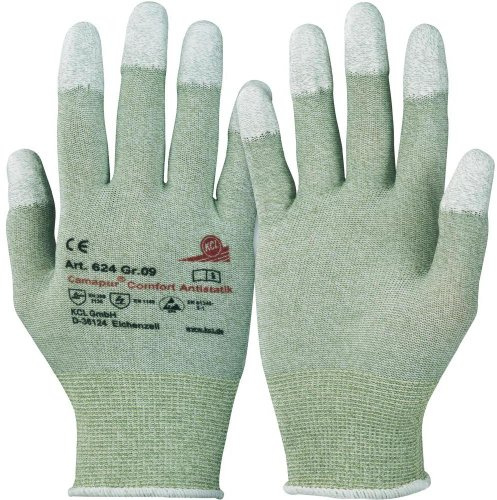 KCL 624 Handschuh Camapur Comfort antistatisch Polyurethan Polyamid Kupfer Größe 7 1 Paar