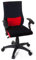 hjh OFFICE 670460 Kinder- und Jugenddrehstuhl KIDDY PRO AL Stoff Schwarz/Rot Kinderbürostuhl Schreibtischstuhl mit Armlehnen