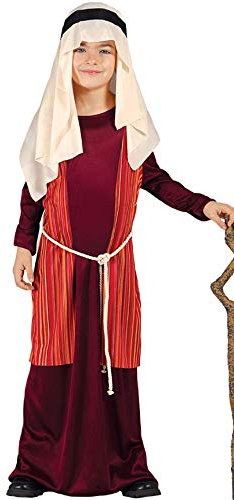 Costume da Pastore Giudeo Rosso per Bambini T-3/4 Anni