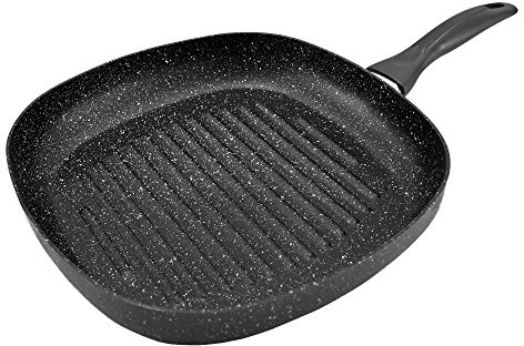 San Ignacio Teide - Sartén/Plancha Grill con Revestimiento en mármol, diámetro de 28 cm