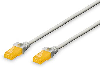 Digitus DK1613A020 Cavo Rete Utp, Categoria 6A Non Schermato Lszh, 2 mt, Grigio, Cat-6A - 2 m, Cavo patch - U-UTP - LSZH