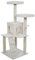PETMAKER Penthouse Sleep and Play Cat Tree, 4', White