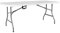 Home Vida Folding Table 6ft Heavy Duty Extra Strength Camping Buffet Wedding Market Garden Party Car Boot Stall Picnic Trestle Indoor Outdoor Foldaway Carry Handle