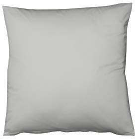 fleuresse 9200 Colours Interlock Jersey Kissenbezug aus 100% Baumwolle, Oekotex Standard 100, 35 x 40 cm, Silber