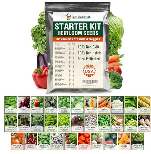15,000 Seed 32 Vegetable Fruit Variety Garden Pack Emergency Survival Kit Mre