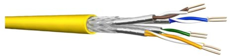 Draka UC2000/UCFUTURE Cat 8.2 S/FTP 4P 22AWG 500m gelb