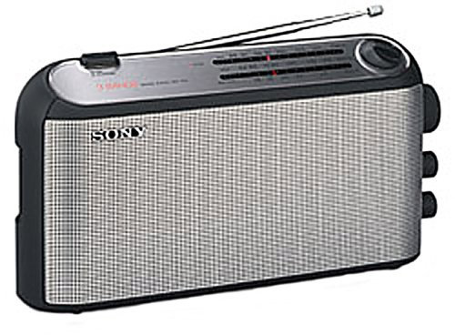 Sony ICF-703LB 3 Band Portable Radio - Silver