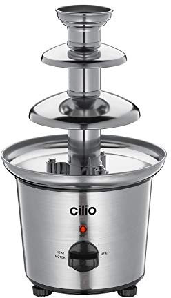 Cilio 490060 Fontaine à Chocolat Pérou Taille Unique Acier Inoxydable