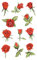 Flower Sticker Rosen 54309