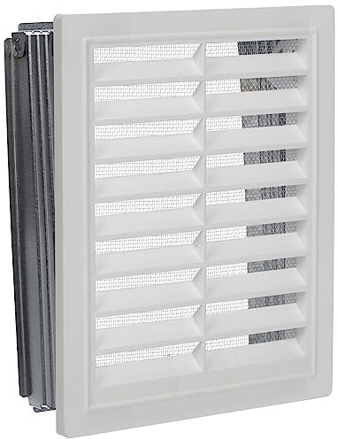 Upmann Haeusler-Shop 50166 - Rejilla de ventilación (15 x 20 m), color blanco