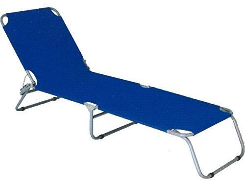 Vette cdf04909 Klappbett aus Stahl, Blau