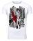 T-Shirt Herren Männer Fan Printshirt Fußball Europameisterschaft 2016 Girl Sexy England weiß XL