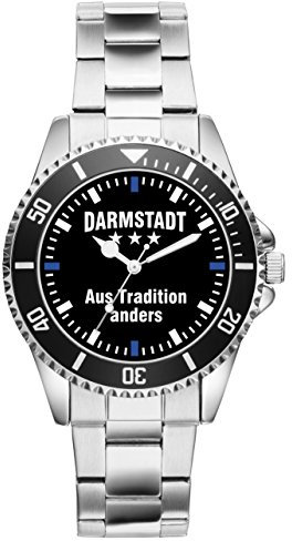 KIESENBERG Darmstadt Geschenk Artikel Idee Fan Uhr 2364