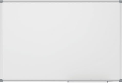 MAUL Whiteboard weiß 120x300 MAULstandard magnethaftend mit Ablageschale | viel Platz für Ideen, sauber trocken abwischbar, stabiler Alurahmen in Silber, flexibel hoch oder quer montierbar