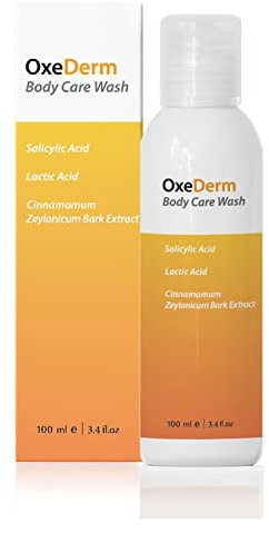 OxeDerm Body Care Wash 100ml / 3.4 fl Oz with 2% Salicylic Acid