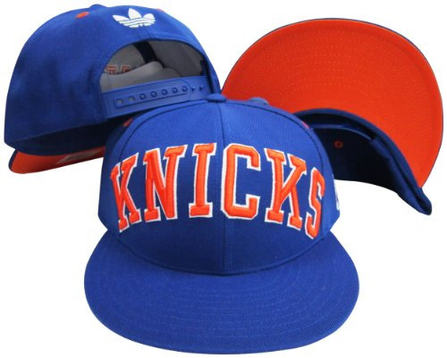 adidas New York Knicks Blue Two Tone Snapback Adjustable Plastic Snap Back Hat/Cap