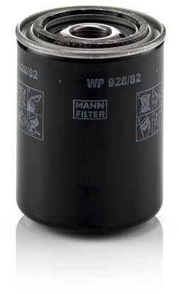 MANN-FILTER WP 928/82 Oil Filter - for Cars + Transporters | For Passenger Cars, Highest Filtration Performance, Engine Protection, High Quality Sealing, True OE Engineering