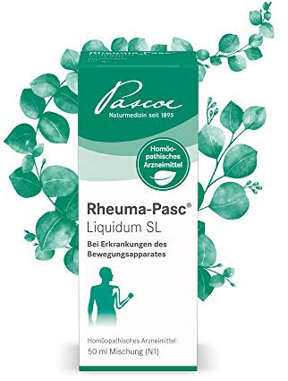 Pascoe Rheuma-Pasc Liquidum SL, Tropfen bei Rheuma, 50 ml | Homöopathisches Arzneimittel, Tropfen zum Einnehmen bei rheumatischen Beschwerden, 50 ml, Original von Pascoe Naturmedizin