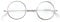 Bristol Novelty BA129 Classic John Lennon Round Sunglasses | Unisex | 1 Piece | Clear | One Size - Adult Glass, Black