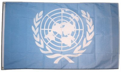 Flaggenfritze Fahne/Flagge UNO + gratis Sticker