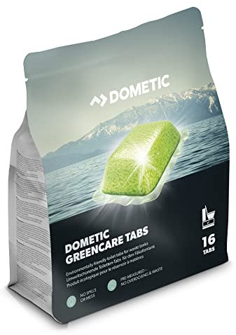 Dometic Waeco 9107200118 Greencare Tabs Pastillas Ecológicas Autodegradables para Tanque de Aguas Negras