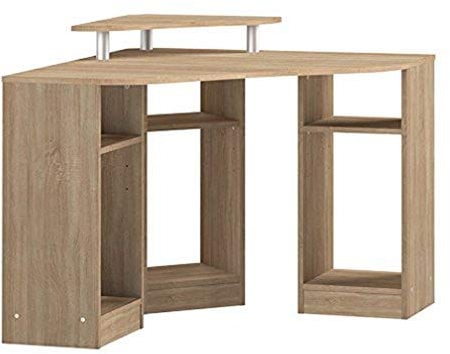 Symbiosis Corner Bureau d'angle Chêne Naturel 94x94x83,4 cm