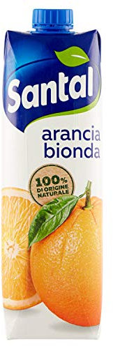 Santal - Succo Arancia Bionda - 6 pezzi da 1 l [6 l]