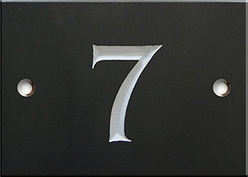 Ardesia numero civico - 1 su 99 (selezionare il numero qui) - Numeri 7