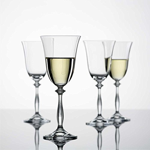 Bohemia Kristall Weingläser Angela 6er Set (Weinglas 6 x 250 ml)