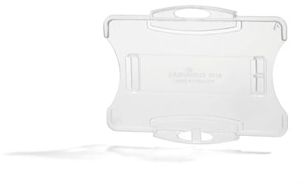Durable Ausweishalter für 1 Betriebs-/Sicherheitsausweis im Format, 54 x 85 mm, Packung à 10 Stück, transparent, 891819