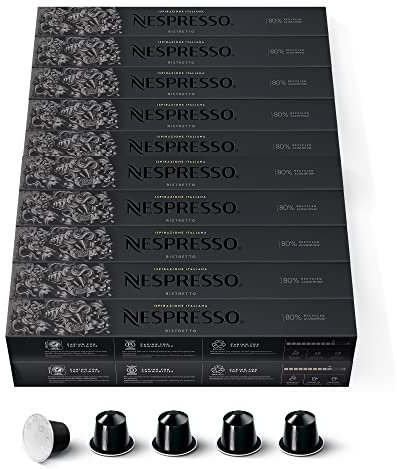 Caspules Nespresso - Café Ristretto - Lot de 200