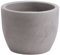 hydroflora 63001470 Vaso Nicoli Hera, Diametro 50 cm, Altezza 38 cm, Colore Grigio Cenere Opaco