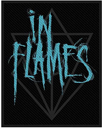 In Flames Scratched Logo Unisex Patch,
