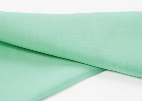 Chiffon Dekostoff/Meterware am Stück (mint)