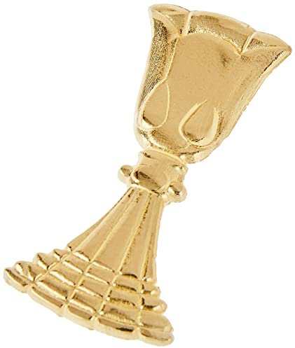 RAYHER HOBBY Rayher 3120006 Wachsmotiv: Kelch + Hostie, 6 cm, SB-Btl. 1 Stück, gold